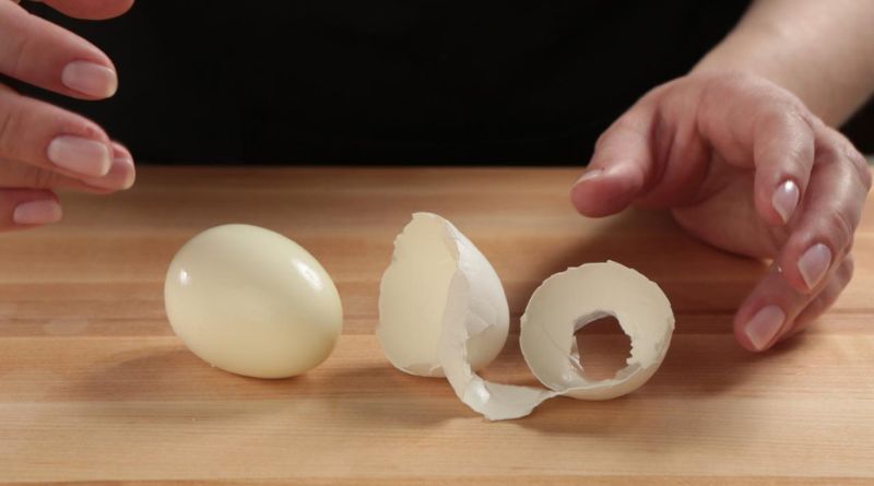 This is the easiest way to peel hard-boiled eggs
